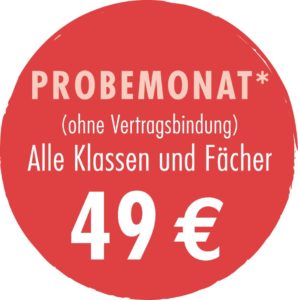 Probemonat Nachhilfe Bochum Dahlhausen